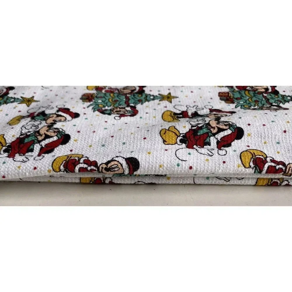 2 Pack Disney Mickey and Minnie Mouse Christmas Tree‎ Kitchen Towels Holiday NEW